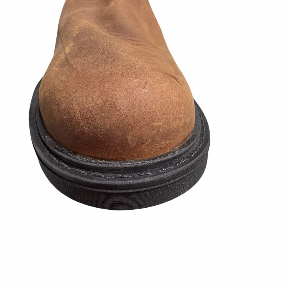 Clarks woman‎ Tan Chelsea Work Boots - Casual Slip-On Ankle Boots